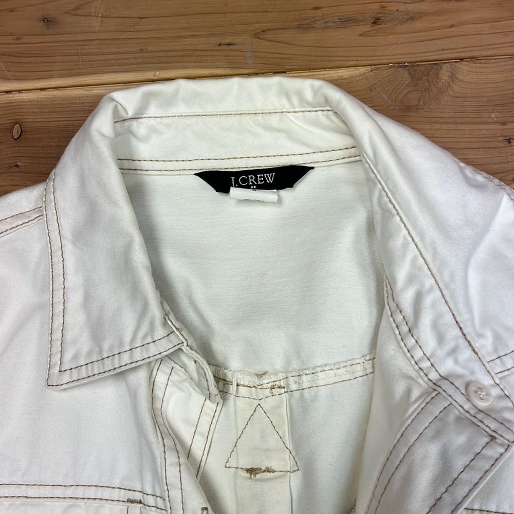 J Crew Cream Spring Jacket - Picture 3 of 5